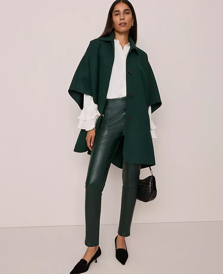 The Seamed Button Legging In Faux Leather Pine Grove 1 The Seamed Button Legging In Faux Leather Pine Grove