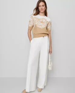 The Modern Wide-Leg Trouser Winter White