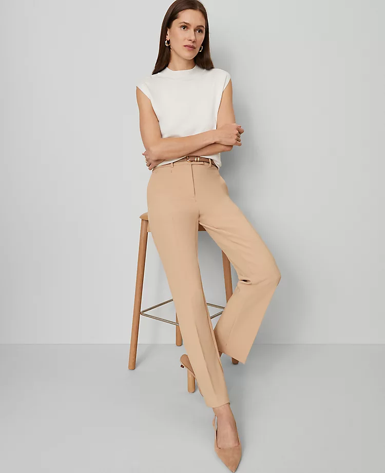 Petite Winter White Mock Neck Sweater Shell - Sleeveless Knit Top 2 Petite Winter White Mock Neck Sweater Shell - Sleeveless Knit Top - Image 2