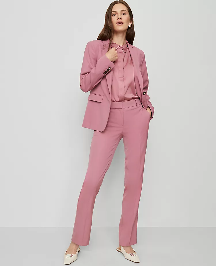 The Straight Pant Smokey Rose 1 The Straight Pant Smokey Rose