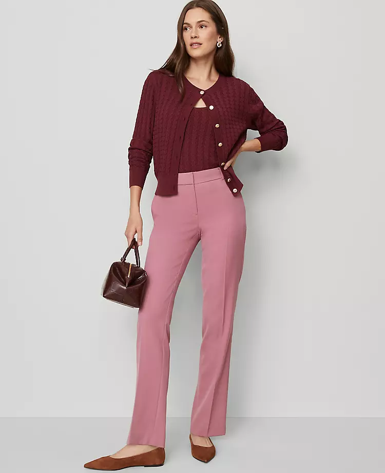 The Straight Pant Smokey Rose 4 The Straight Pant Smokey Rose - Image 4