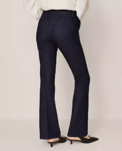 Petite Mid Rise Bootcut Jeans in Classic Rinse Wash -Ann Taylor Store 857774 2608 ALT2