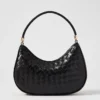 Ann Taylor Weekend Collection Woven Shoulder Bag - Black