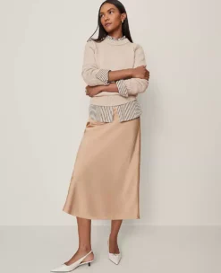 Striped Relaxed Perfect Shirt Night Sky/White Stripe 5 Striped Relaxed Perfect Shirt Night Sky/White Stripe -Ann Taylor Store 858480 020289 ALT2