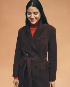 Studio Collection Suede Trench Coat Pure Chocolate 13 Studio Collection Suede Trench Coat Pure Chocolate -Ann Taylor Store 858514 7043 MKTG2