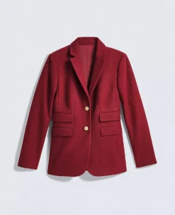 The Petite Greenwich Tailored Blazer in Cherry Pie -Ann Taylor Store 858638 019822 MKTG2