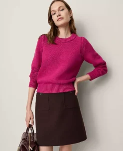 Petite Patch Pocket A-Line Skirt in Pure Chocolate 9 Petite Patch Pocket A-Line Skirt in Pure Chocolate -Ann Taylor Store 858675 7043 ALT4